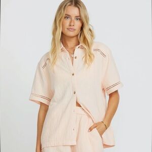 Billabong Summer’s End Peach Top NWT